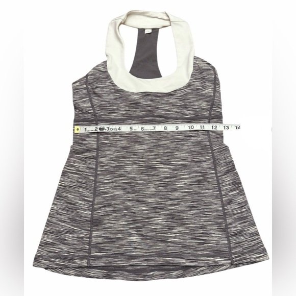 Lululemon, Scoop Tank Racerback, Size 6, Grey, White 🏃♀️➡️ - Picture 8 of 13